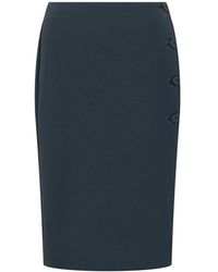 Pinko - Rokken ,Blauw ,Midi Rok - Lyst