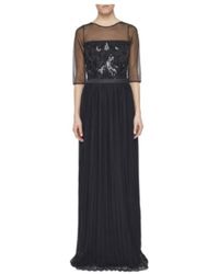 Anjuna Tulle And Sequins Dress - Zwart