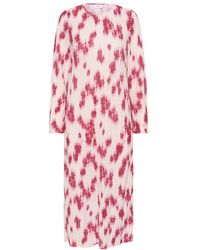 Saint Tropez - Kleedjes ,Roze ,Roze Bloemenjurk Met Wazige Bloemen - Lyst