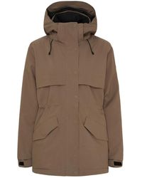 Notyz - Jassen ,Bruin ,Functionele Parka - Lyst