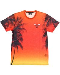 KTZ - Chicago Bulls Nba Tee All Over Print - Lyst