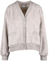Aspesi - Truien & Vesten ,Wol Cardigan Met V-Hals - Lyst