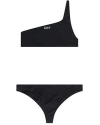 Off-White c/o Virgil Abloh - Bikini con logo ricamato - Lyst
