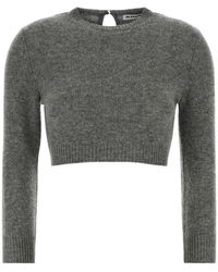 Jil Sander - Cropped Wollpullover - Lyst