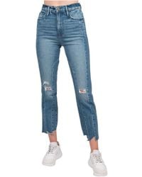 FRAME - Straight Fit Jeans - Lyst