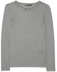 Luisa Cerano - Gestreept Shirt Met Lange Mouwen - Lyst