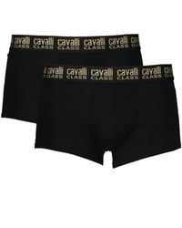Roberto Cavalli - Ondergoed ,Zwart ,Katoen 01Fjd 003 Trunk Boxer 2-Pack - Lyst