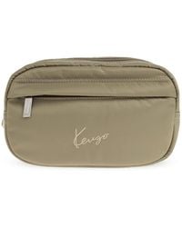 KENZO - Tassen ,Groen ,Nylon Signature Belt Bag - Lyst