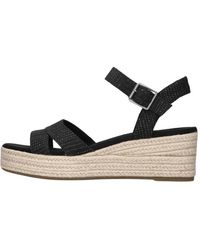TOMS - Schoenen ,Zwart ,Suède Audrey Sandalen Voor Zomerse Vibes - Lyst