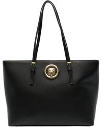 Just Cavalli - Borsa shopper moderna con logo dorato - Lyst