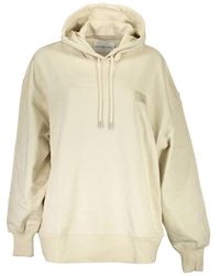 Calvin Klein - Hoodies & Sweatvesten ,Katoen Katoenen Hoodie Met Logo - Lyst
