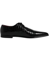 Dolce & Gabbana - Exotische Leder Herren Formale Derby Schuhe - Lyst