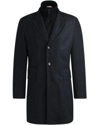 BOSS - Single-Breasted Coat - Lyst