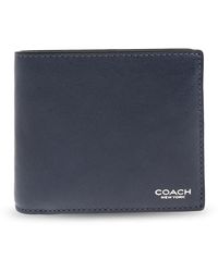 COACH - Accessoires ,Blauw ,Leer 3-In-1 Portemonnee - Lyst