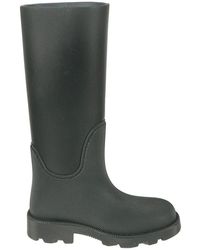 Burberry - Rubber Marsh Calf-Length Rain Boots, Brand Size 38 (Us - Lyst