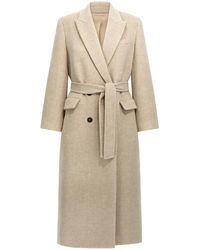 Brunello Cucinelli - Double-Breasted Jas - Lyst