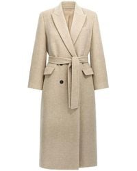 Brunello Cucinelli - Double-Breasted Jas - Lyst