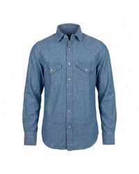 chesapeake's - Flagstaff Hemp Chambray Shirt - Lyst