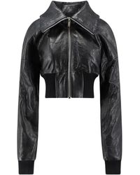 Rick Owens - Dracuflight Cropped Jacket - Lyst