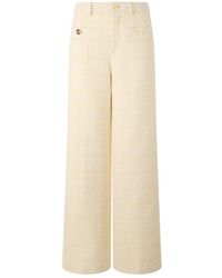 Gucci - Broeken ,Katoen Tweed Katoen Check Broek - Lyst