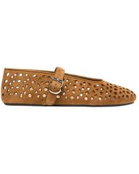 SCAROSSO - Evelyn Tobacco Suede - Lyst