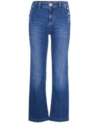 Liu Jo - Jeans ,Blauw ,Katoen Flared Jeans - Lyst