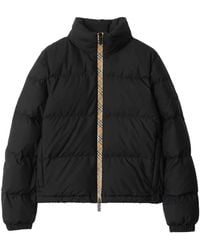 Burberry - Checker-Tape Ambleside Puffer Jacket - Lyst