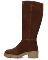 Softwaves - Schoenen ,Bruin ,Suède Bruine Suède Laarzen Voor Herfst/Winter - Lyst