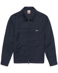Kappa - Blaue Marine-Overshirt-Kollektion Regular Fit - Lyst