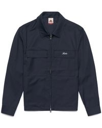 Kappa - Blaue Marine-Overshirt-Kollektion Regular Fit - Lyst