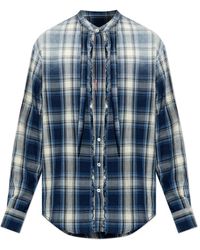 DSquared² - Washed Check Shirt - Lyst
