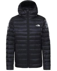 The North Face - Fitness ,Zwart ,Polyester Resolve Down Hooded Jacket - Lyst