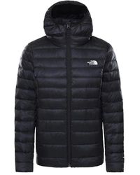 The North Face - Fitness ,Zwart ,Polyester Resolve Down Hooded Jacket - Lyst