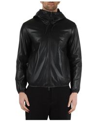 Emporio Armani - Jackets > leather jackets - Lyst