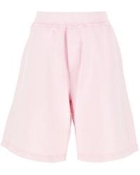 DSquared² - Logo Gedetailleerde Knie-Lengte Shorts - Lyst