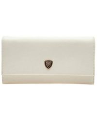 Blauer - Accessoires ,Wit ,Damesportemonnee Met Muntzakje Crème - Lyst
