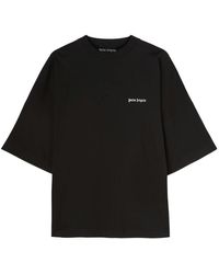 Palm Angels - Es T-Shirt mit gesticktem Logo - Lyst