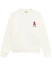Autry - Hoodies & Sweatvesten ,Wit ,Katoen Sweatshirt - Lyst
