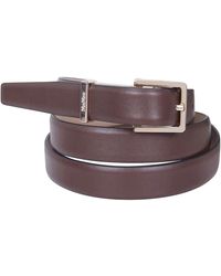 Max Mara - Accessoires ,Bruin ,Leer Mxagrazia Classic Belt - Lyst