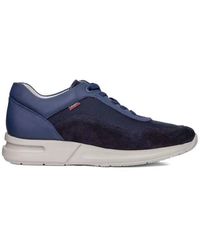 Callaghan - Sneakers in pelle blu di lusso - Lyst