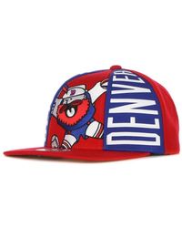 Mitchell & Ness - Denver Nuggets Flache Schirm Snapback Kappe - Lyst