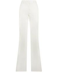 Alberta Ferretti - Broek Met Wijde Pijpen En Hoge Taille - Lyst