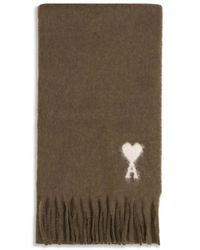 Ami Paris - De Coeur Franje Alpaca Blend Sjaal - Lyst