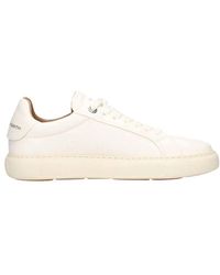 Alexander Smith - Weiße Ledersneaker Mit Herausnehmbarer Innensohle - Lyst