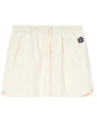 KENZO - Logo-Patch Drawstring Mini Rok - Lyst