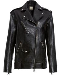 Khaite - Jackets > leather jackets - Lyst