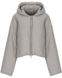 Canada Goose - Jassen ,Grijs ,Leer Elba Jacket - Lyst