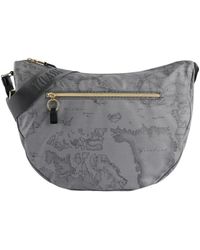 Alviero Martini 1A Classe - Dunkelgraue social soft schultertasche - Lyst