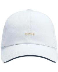 BOSS - Accessoires ,Blauw ,Katoen Ari Me Cap - Lyst