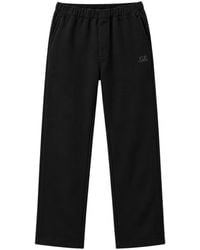 C.P. Company - Broeken ,Zwart ,Diagonal Raised Fleece Lens Trainingsbroeken - Lyst